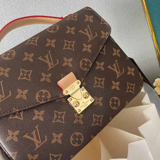 Authentic & Pre-Owned · Excellent Condition-Louis Vuitton Pochette Métis (MM size, 25cm)