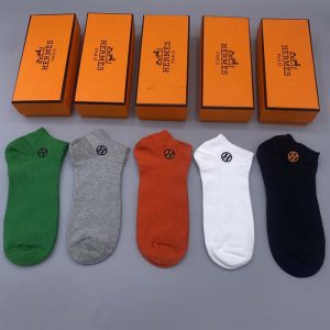 Set of 5 Pairs of Cotton sweat-absorbent Ankle Socks WZ-924000199