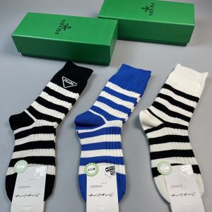 Set of 3 Pairs of Cotton Breathable Crew Socks WZ-924000260
