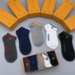 Set of 5 Pairs of Cotton sweat-absorbent Ankle Socks WZ-924000221