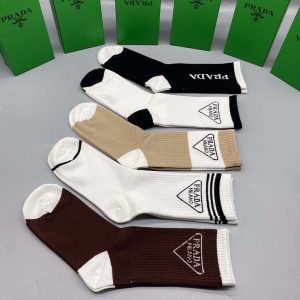 Set of 5 Pairs of Cotton Breathable Crew Socks WZ-924000259