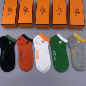 Set of 5 Pairs of Cotton sweat-absorbent Ankle Socks WZ-924000201