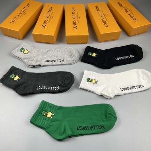 Set of 5 Pairs of Cotton Breathable Crew Socks WZ-924000237
