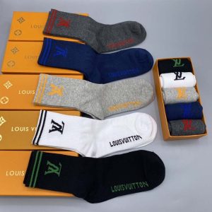 Set of 5 Pairs of Cotton Breathable Crew Socks WZ-924000238