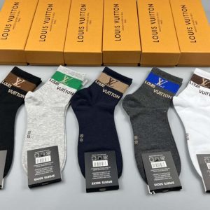 Set of 5 Pairs of Cotton Breathable Crew Socks WZ-924000250
