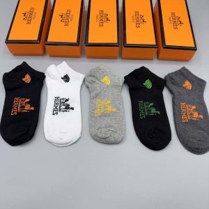 Set of 5 Pairs of Cotton sweat-absorbent Ankle Socks WZ-924000200