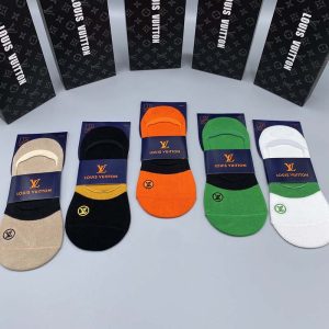 Set of 5 Pairs of Cotton Breathable Ankle Socks WZ-924000231