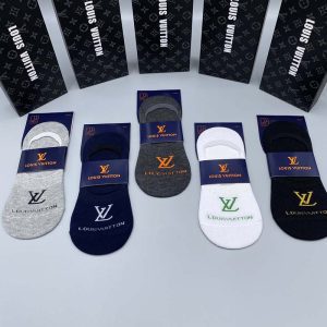 Set of 5 Pairs of Cotton Breathable Ankle Socks WZ-924000232