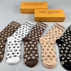 Set of 5 Pairs of Cotton Breathable Crew Socks WZ-924000253