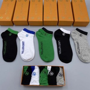 Set of 5 Pairs of Cotton sweat-absorbent Ankle Socks WZ-924000226