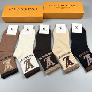 Set of 5 Pairs of Cotton Breathable Ankle Socks WZ-924000235