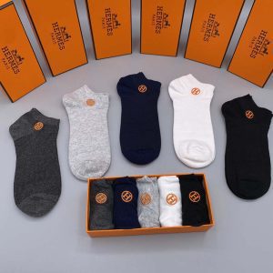 Set of 5 Pairs of Cotton sweat-absorbent Ankle Socks WZ-924000206