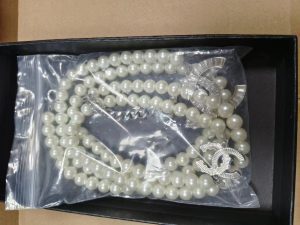 Fashion Top quality Full Pearls Silver Sweater Chain Necklace CCXL-91200118 photo review