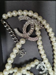 Fashion Top quality Full Pearls Silver Sweater Chain Necklace CCXL-91200118 photo review