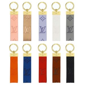 Handmade Leather 10 colors Key chain YSK-917000253