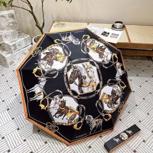 Windproof Automatic Folding Sun Umbrella UPF50+ YS-926034
