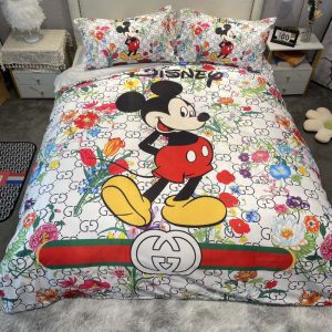 Fashion Washable Silk Digital Bedding Sets(1 Quilt,1 Sham,2 pillow cases)SJT-986059