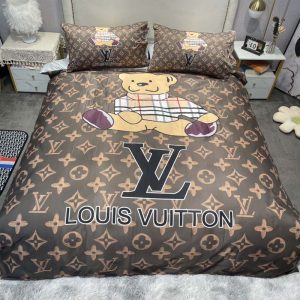 Fashion Washable Silk Digital Bedding Sets(1 Quilt,1 Sham,2 pillow cases)SJT-986066