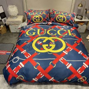 Fashion Washable Silk Digital Bedding Sets(1 Quilt,1 Sham,2 pillow cases)SJT-986070