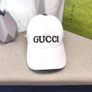 Classical Embroidery Adjustable White Baseball Cap MZ-916115