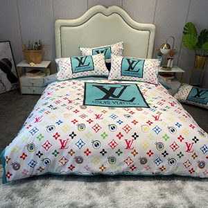 Washable Silk Digital Print Bedding Sets(1 Quilt, 1 Sham,2 pillow cases)SJT-986002