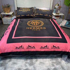 Washable Silk Digital Print Bedding Sets(1 Quilt, 1 Sham,2 pillow cases)SJT-986019