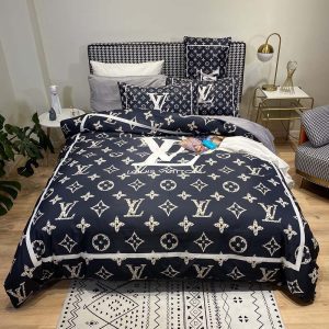 Classic Pure Silk Digital Print Bedding Sets(1 Quilt,1 Sham,1 pillow cases)SJT-986033