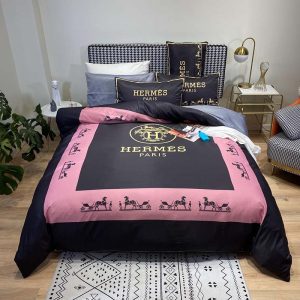 Fashion Pure Silk Digital Pink Bedding Sets(1 Quilt,1 Sham,1 pillow cases)SJT-986044