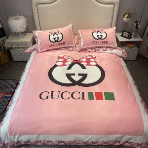 Fashion Washable Silk Digital Pink Bedding Sets(1 Quilt,1 Sham,2 pillow cases)SJT-986063
