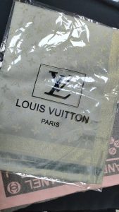 5 Color 180*70cm Classic Tencel Cotton Material with Gold Thread Scarf WJ-985056 photo review
