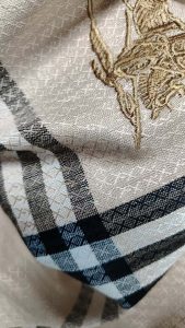 3 Color 86.6"x27.6" Classic Tencel Cotton Material Scarf WJ-985066 photo review