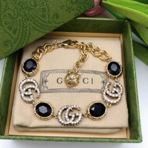 Black Gemstones Diamond Bracelet GGSL-9110008