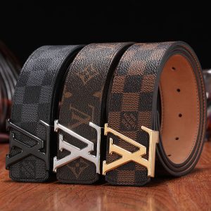 3 Colors printed letter leather Belt PD-862042