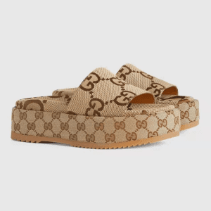 Platform Slippers Motif LX-872063