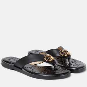 6 Color Fashion Metal Buckle Flip Flop Sandals LX-872035