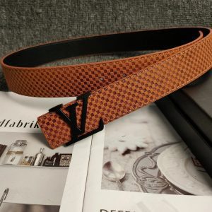 3 Colors Orange Leather Belt PD-862052