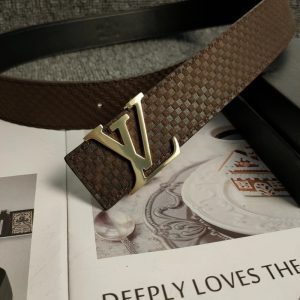 3 Colors Black Leather Belt PD-862054