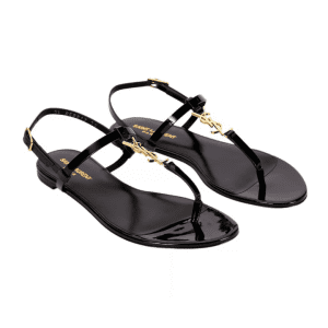 3 Color embellished leather slingback sandals LX-872055