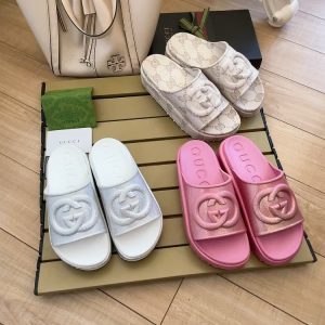 Fashion Colorful Platform Slippers LX-872020