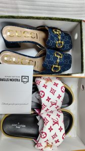 Letter Buckle Slippers LX-872018 photo review