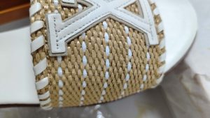 Woven Leather Flat Slippers LX-872032 photo review