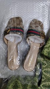Vintage Embossed Block High Heel Sandals LX-872279 photo review
