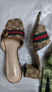 Vintage Embossed Block High Heel Sandals LX-872279 photo review