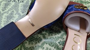 Denim Embossed Flat Slippers LX-872036 photo review