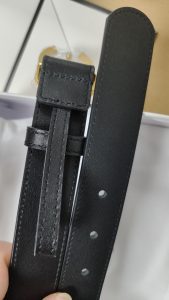 Classic Silver Leather Belt PD-862023 photo review
