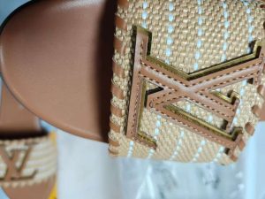 Woven Leather Flat Slippers LX-872032 photo review