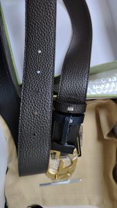 4 Colors three-layer lychee pattern double-sided Belt PD-862067 photo review