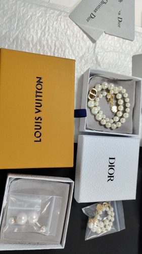 Fashion Pearls Jewelry Set Necklace&Bracelet&Earrings DDXL-9120093 photo review