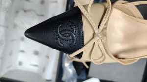 Fashion Black&Brown 6.5cm High Heels Sandals With Bowknot LX-872079 photo review