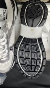 Classic Silver&White Mesh Upper Sneaker Casual Shoes LX-872091 photo review